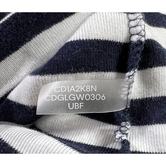 Calvin Klein‎ CK Striped Polo Shirt Dress Womens Size Large Blue White Pink - Picture 4 of 15